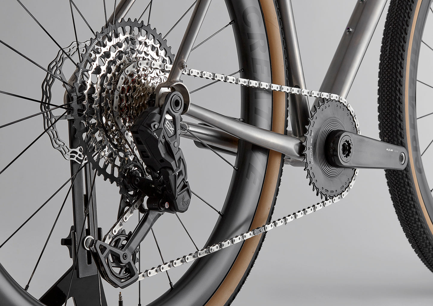 CLOUD Adventure Titanium Bike SRAM GX Eagle Mullet AXS