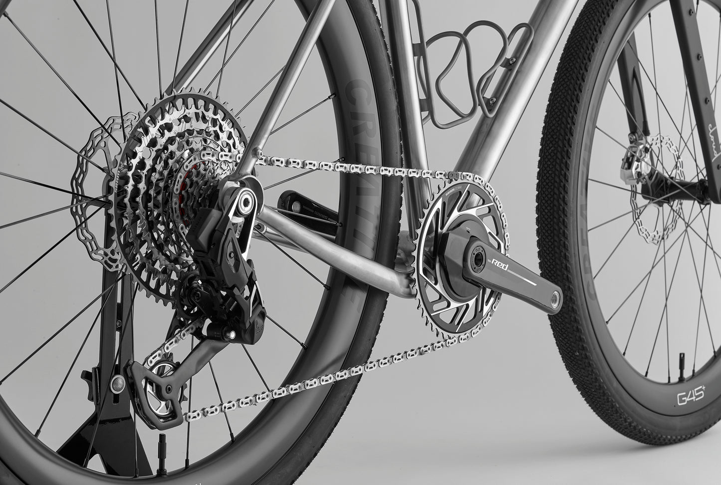 CLOUD Titanium Adventure Bike SRAM XXSL Eagle E1 Red AXS