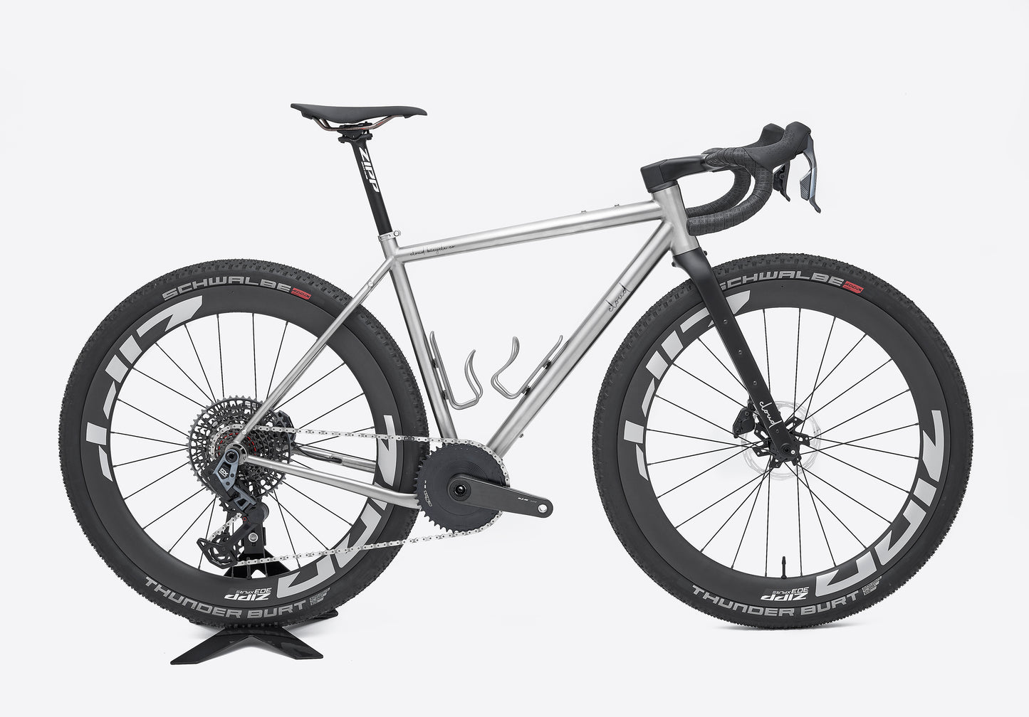 CLOUD Adventure Titanium Bike - ZIPP 303 XPLR S SRAM GX Eagle Mullet AXS