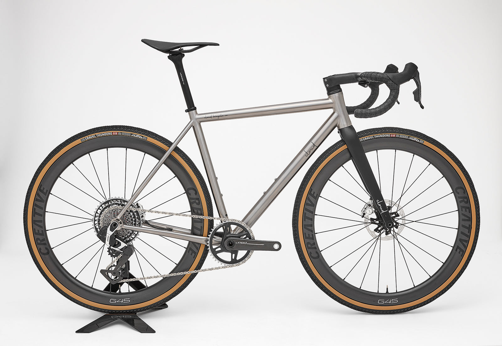 CLOUD All-Road Titanium Bike SRAM Red AXS XPLR, side profile