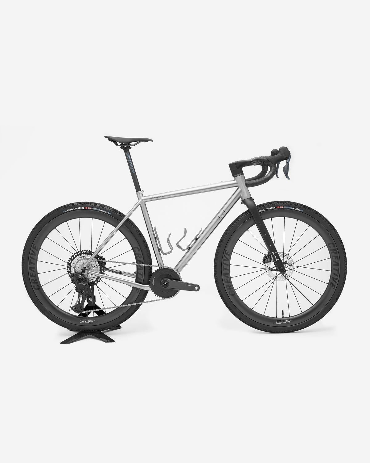 CLOUD Gravel Race Titanium Bike Shimano GRX Di2 RX827, side profile