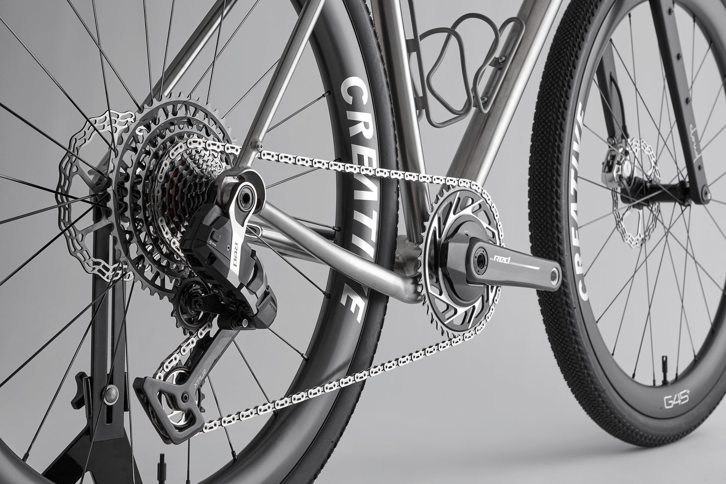 CLOUD Titanium Gravel Race Bike SRAM XPLR Red AXS